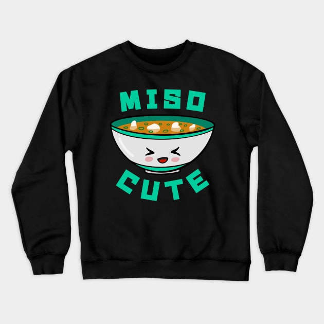 Miso Cute Crewneck Sweatshirt by Ratatosk